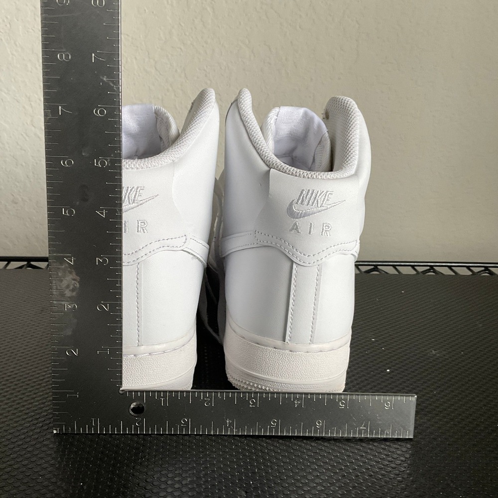 Nike Air Force 1 High 07 Triple White Mens Sneakers CW2290-111 Size 11 - Picture 7 of 12